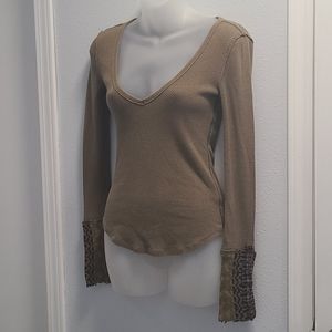 Free people design cuffed thermal